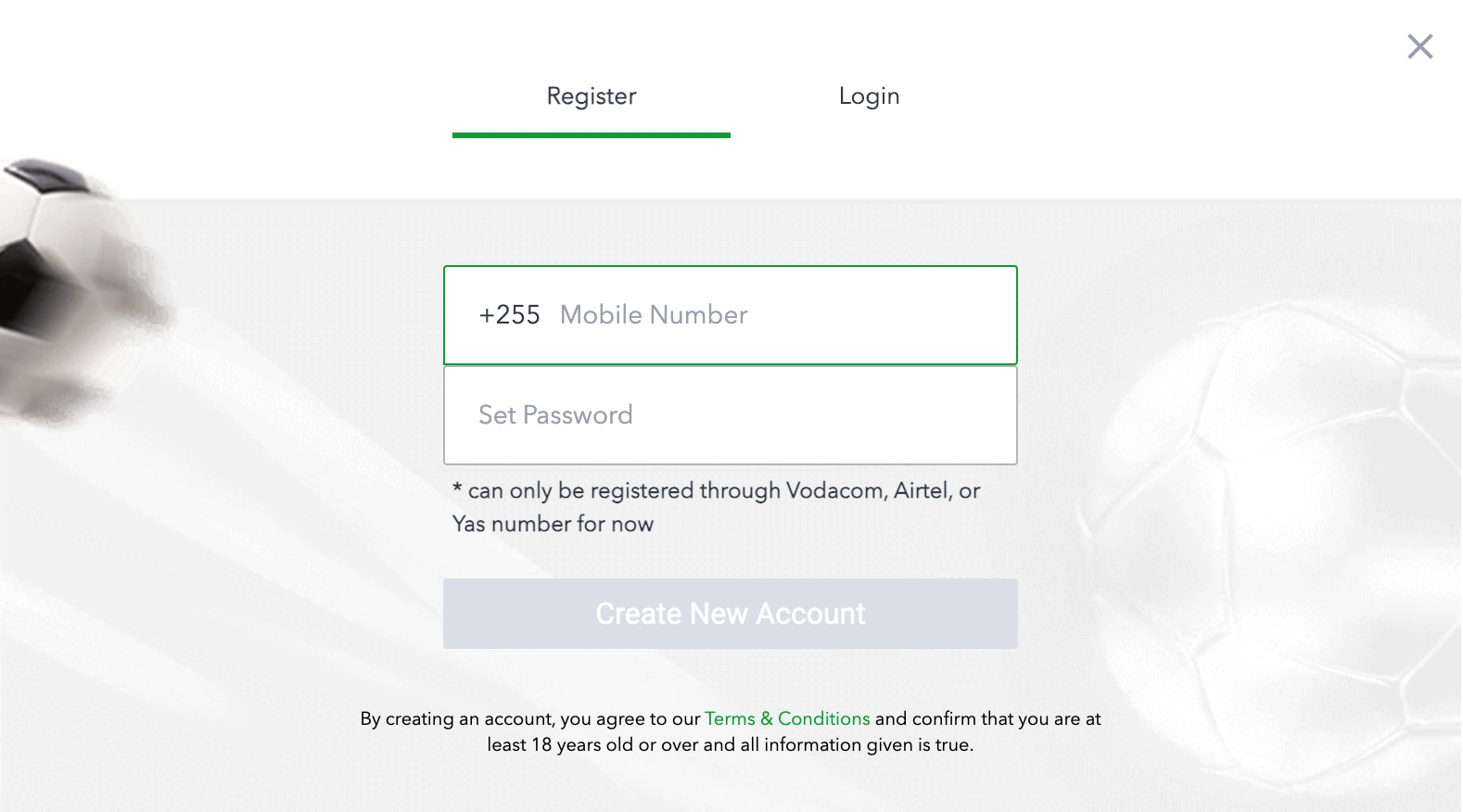 SportyBet Tanzania account registration steps guide